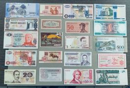 Banknoten LOT 20 Stück, alle NEU !!!!!!!