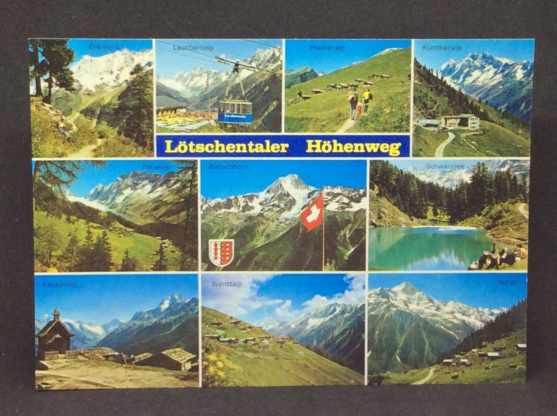 Cartoline postali: Lötschentaler Höhenweg (Wallis) – Usato da Widnau venduto da Brusi9