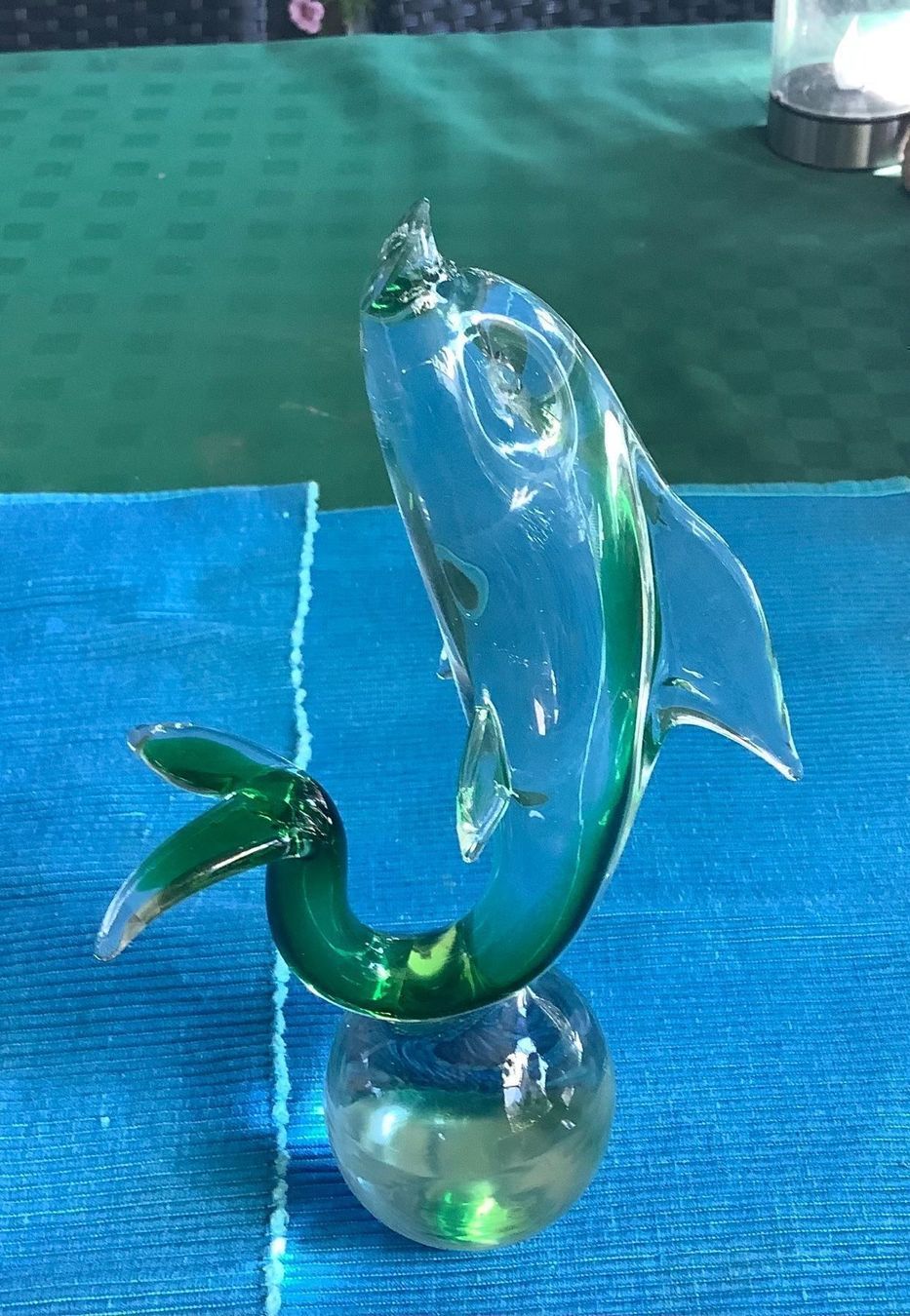 Murano Statuette: ALTER MURANO-GLAS DELPHIN – Usato da Adlikon b.Regensdorf venduto da Crystaldragon09
