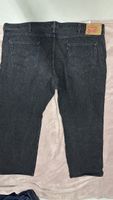 Levi's 501 Jeans, W50 L32, Schwarze Jeans
