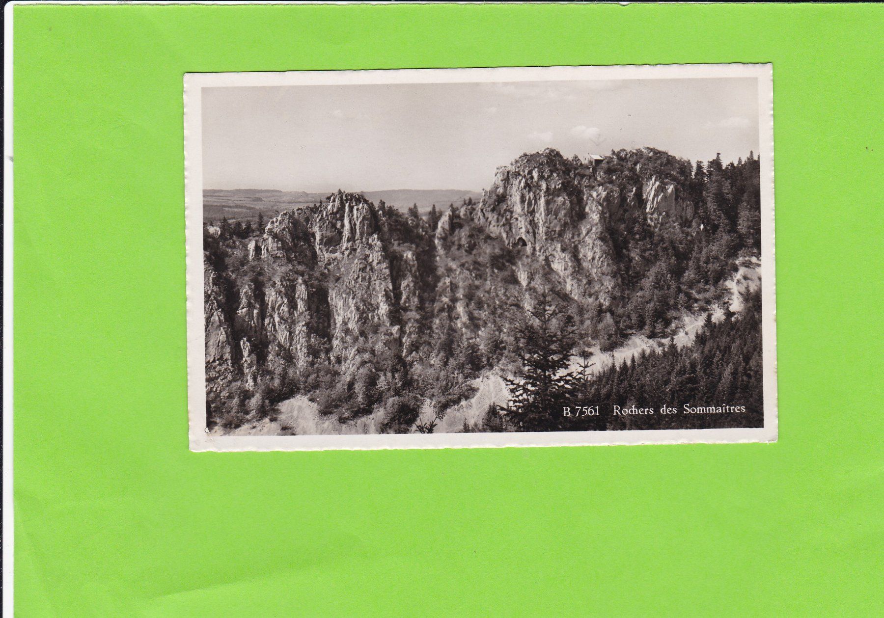 Ansichtskarten: Rochers des Sommaitres – Gebraucht aus St. Peterzell von neckertal