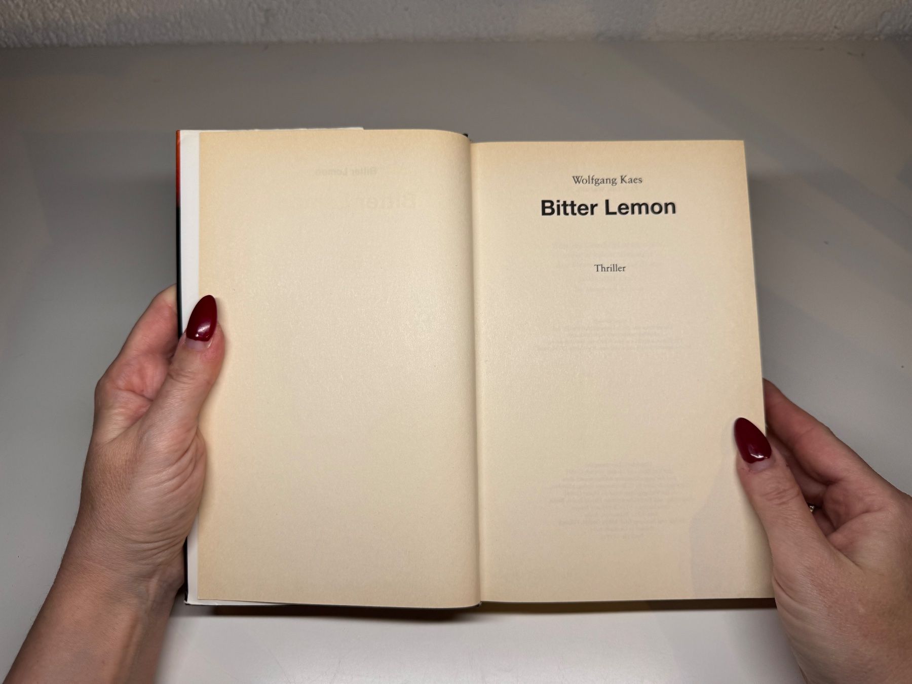 Livres: ROMAN: Wolfgang Kaes, Bitter Lemon – D'occasion à Grosswangen par Deutsche_Romane 2
