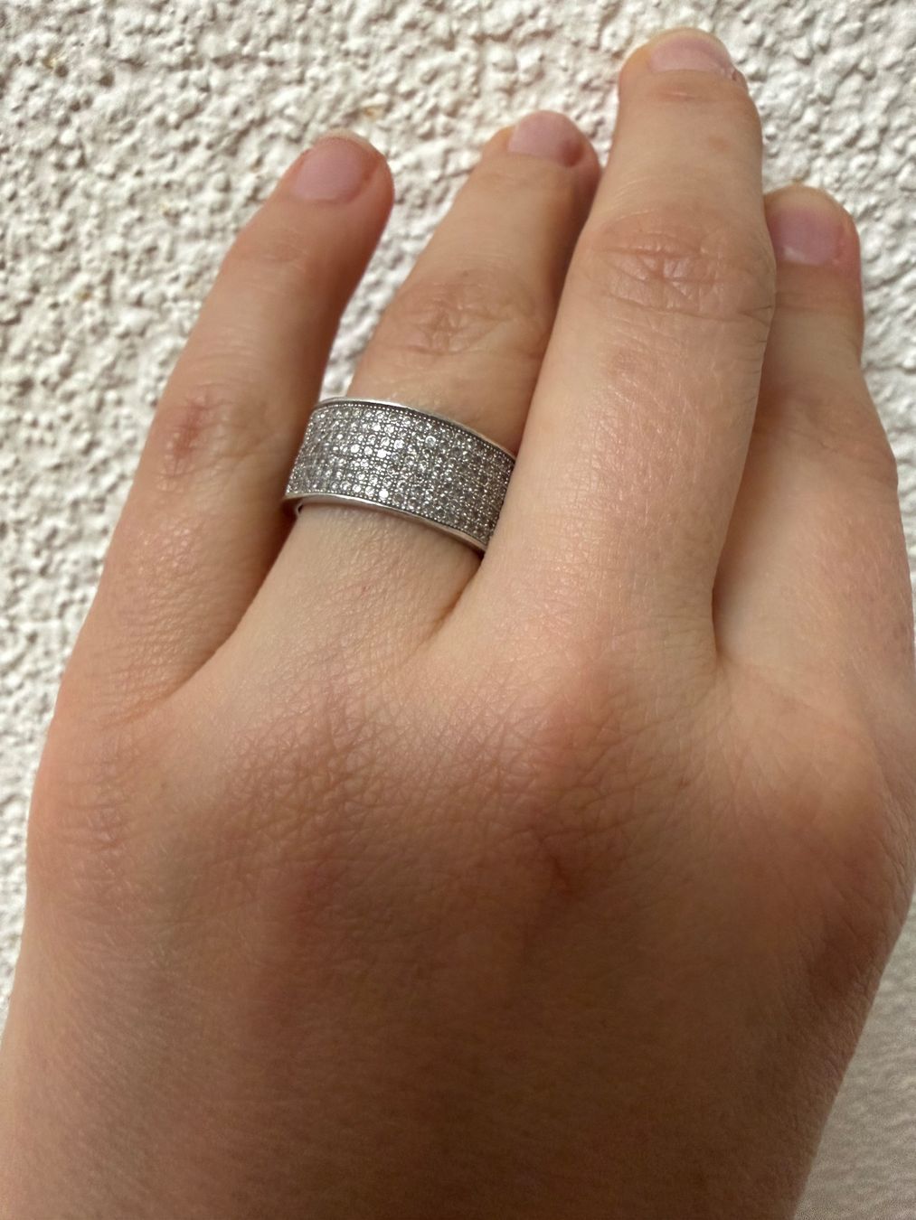 Ringe: Silber Ring mit Zirkonia Pave 925 – Gebraucht aus Spiegel b. Bern von Rogger72 2