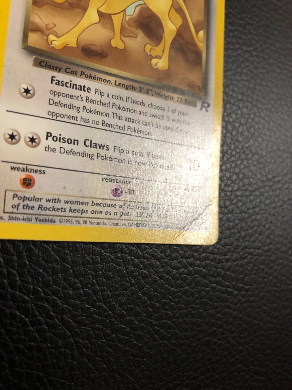 Pokémon Sammelbilder & Trading cards: Team Rocket Dark Persian 42/82 Ab 1 – Gebraucht aus Paradiso von Pkmn10 1