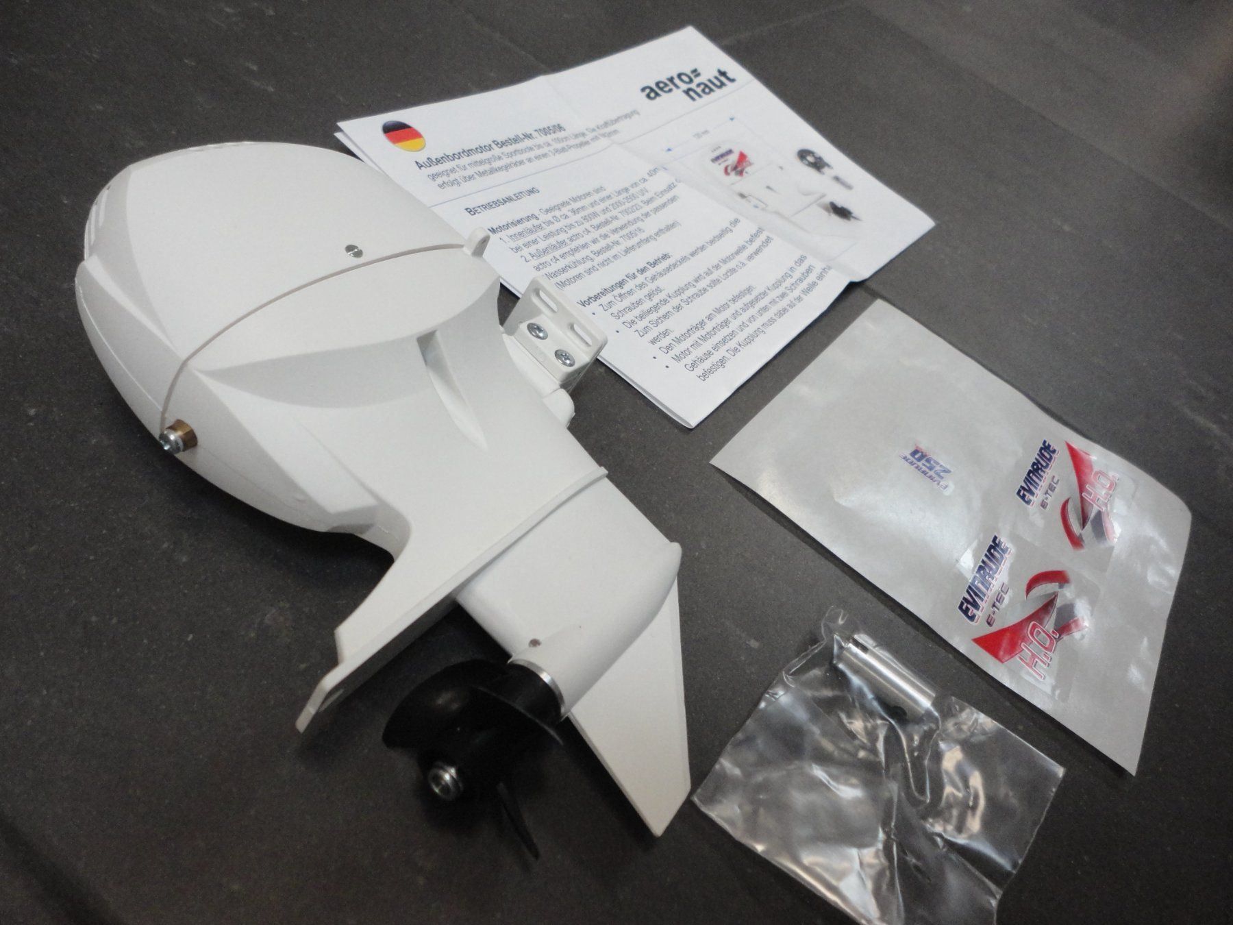 RC Modellbau: Aussenbordmotor Evinrude – Neu und originalverpackt aus Horgen von RcModell 1
