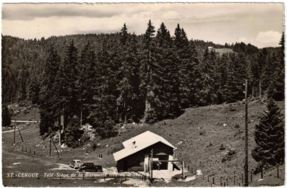 Ansichtskarten: St. Cergue - Télèsiège / Sessellift Barillette – Gebraucht aus Binningen von Mountainrider