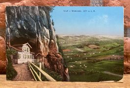 1921 Gruss vom Wildkirchli Aescher