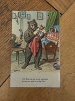 Antike Postkarte, Bärenkarte, K.Gehri, gelaufen, 1919