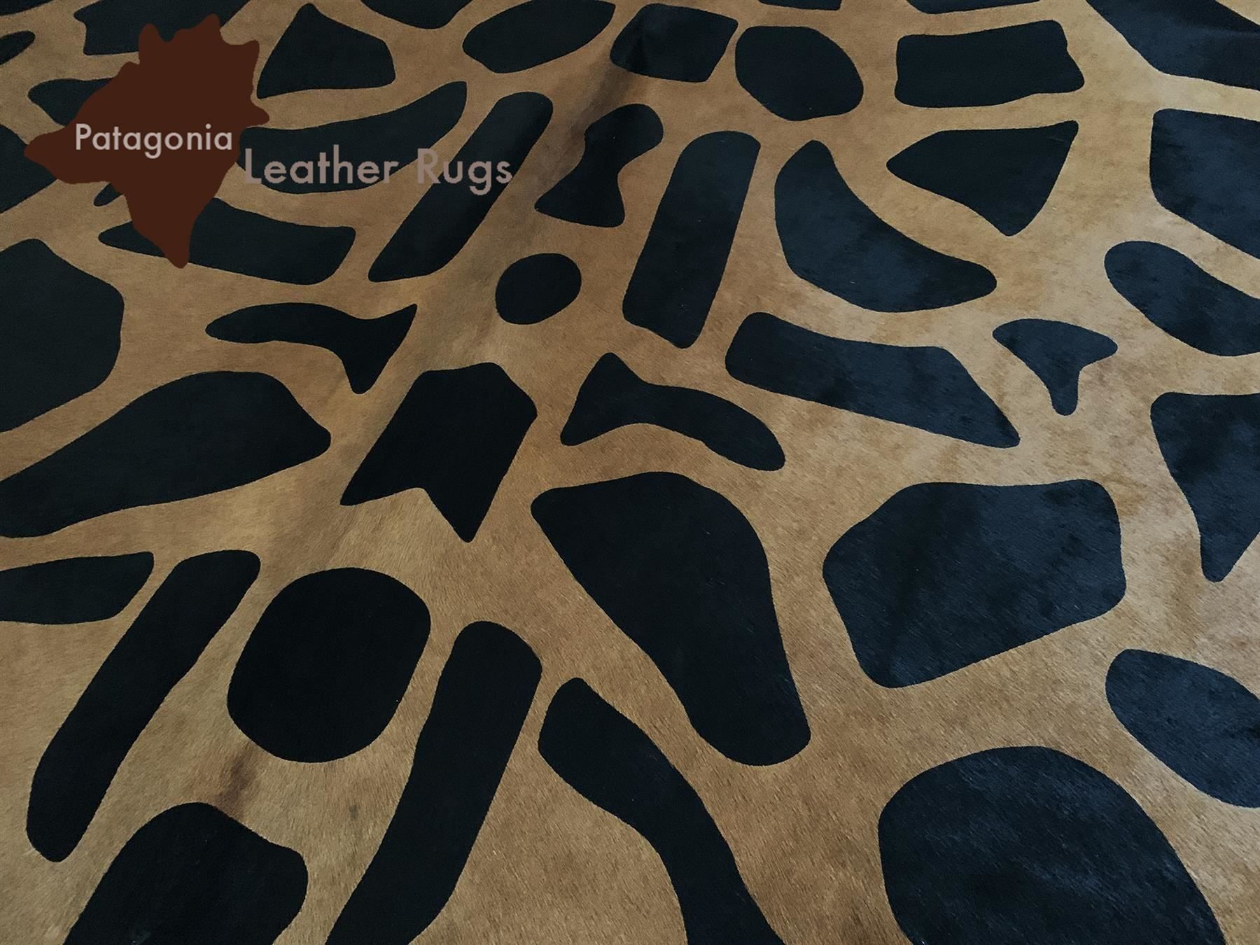 Tappeti: echtes Kuhfell Teppich Giraffe black/beige – Nuovo e nell'imballaggio originale da Arbedo venduto da patagonialeatherrugs 2