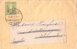 5 interessante GANZSACHEN u.a. nach ALEXANDRIA 1908