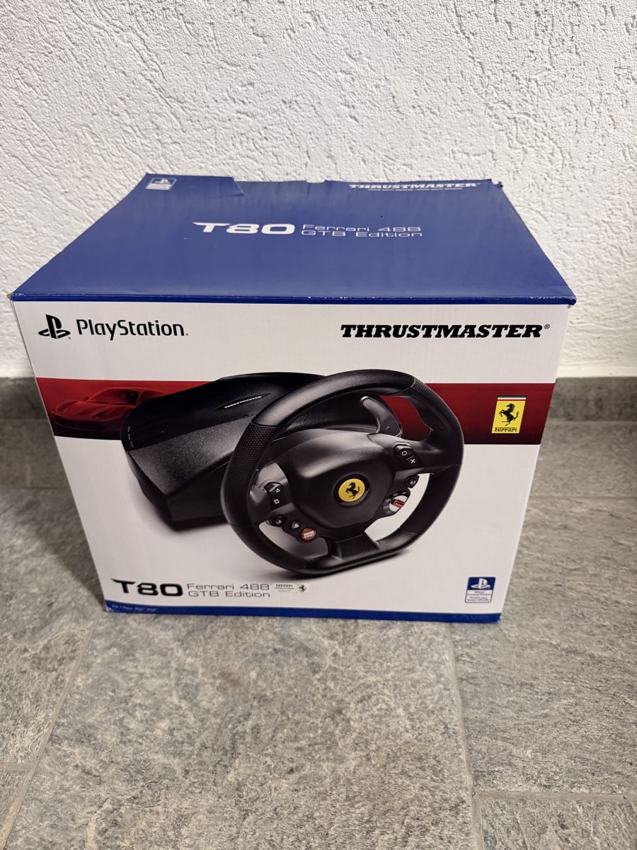 Thrustmaster Controller: Lenkrad Thrustmaster T80 Ferrari 488 GTB Edition PS neu – Nuovo (secondo la descrizione) da Deitingen venduto da cor_7h7k