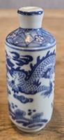 Chinoise Schnupftabakflasche – Blau Weiß Porzellan 