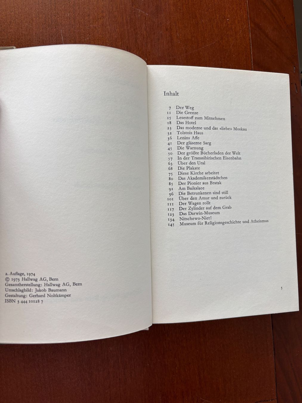 Libri: Mit der Eisenbahn durch den dialektischen Materialismus 1973 – Usato da THERWIL venduto da Fcbbasel 1