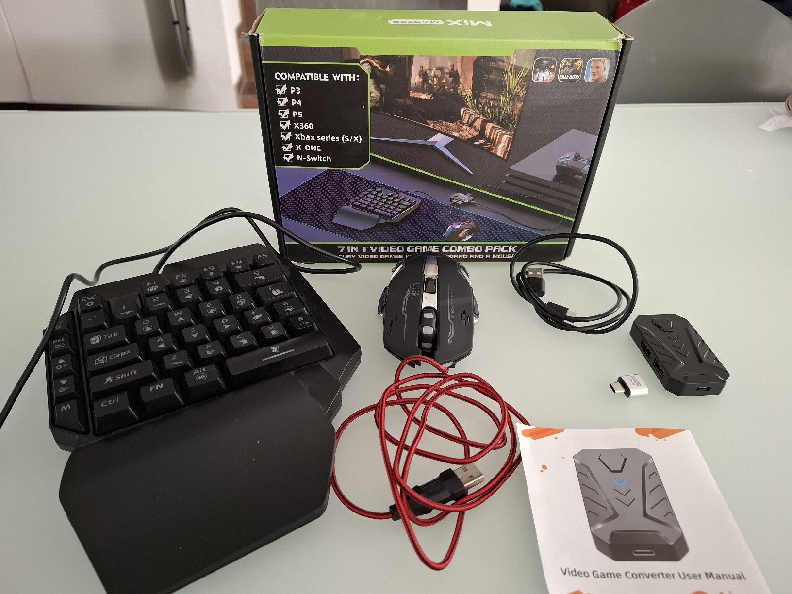 Tastiere: Gaming Keyboard und Mouse Converter Set – Usato da Unterstammheim venduto da abc024