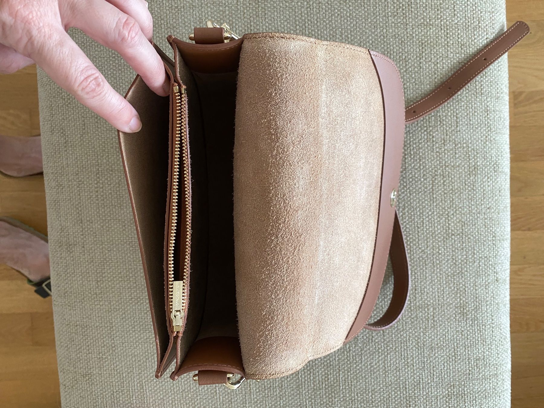 Lancaster Taschen für Damen: Ledertasche Lancaster, Camel Farbe – Gebraucht aus Zürich von anasustic 7