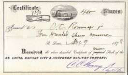 St. Louis, Kansas City & Northern Railway Company - 1879