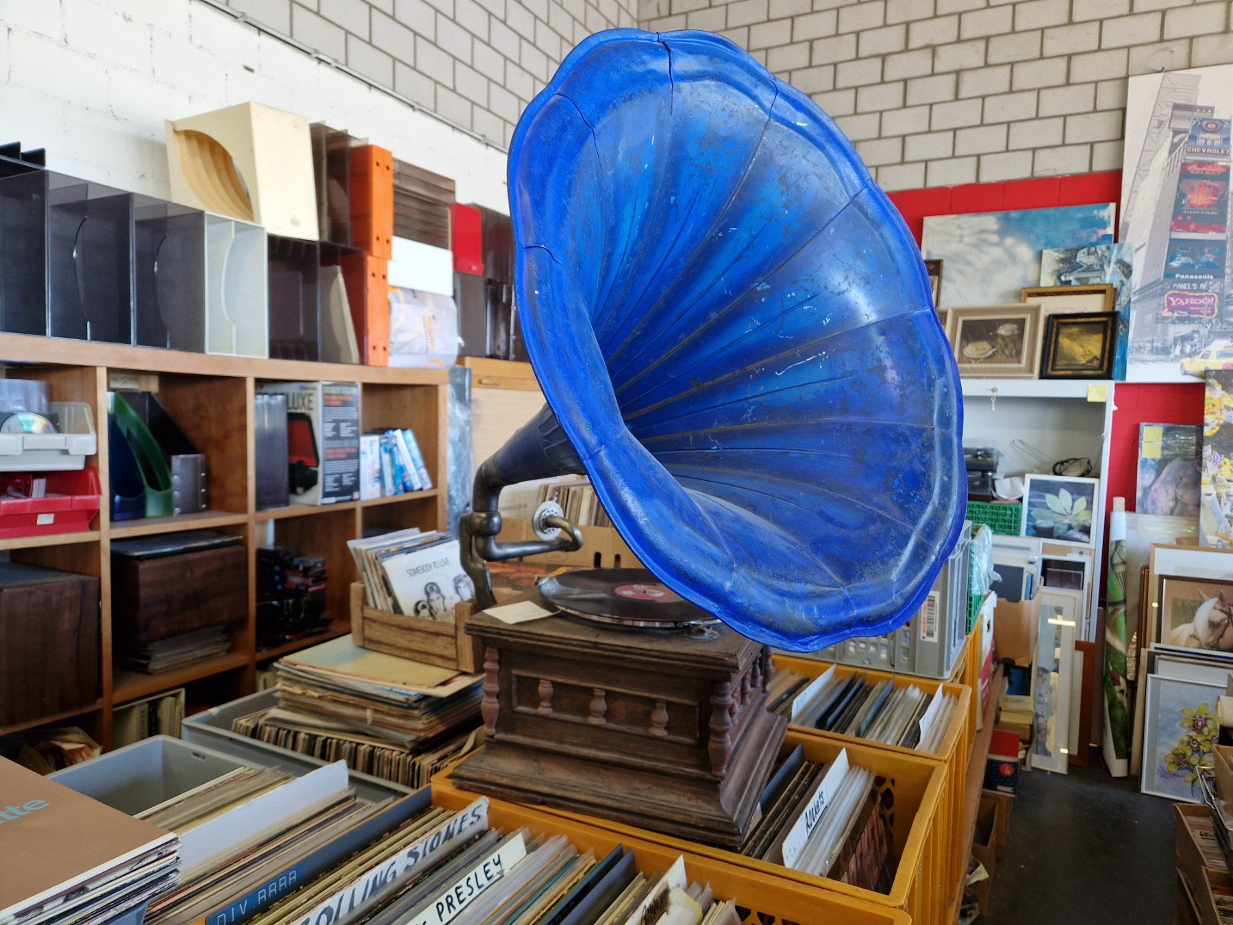Giradischi: Trichter Grammophone  mit Kurbel – Usato da Wädenswil venduto da tome70 5