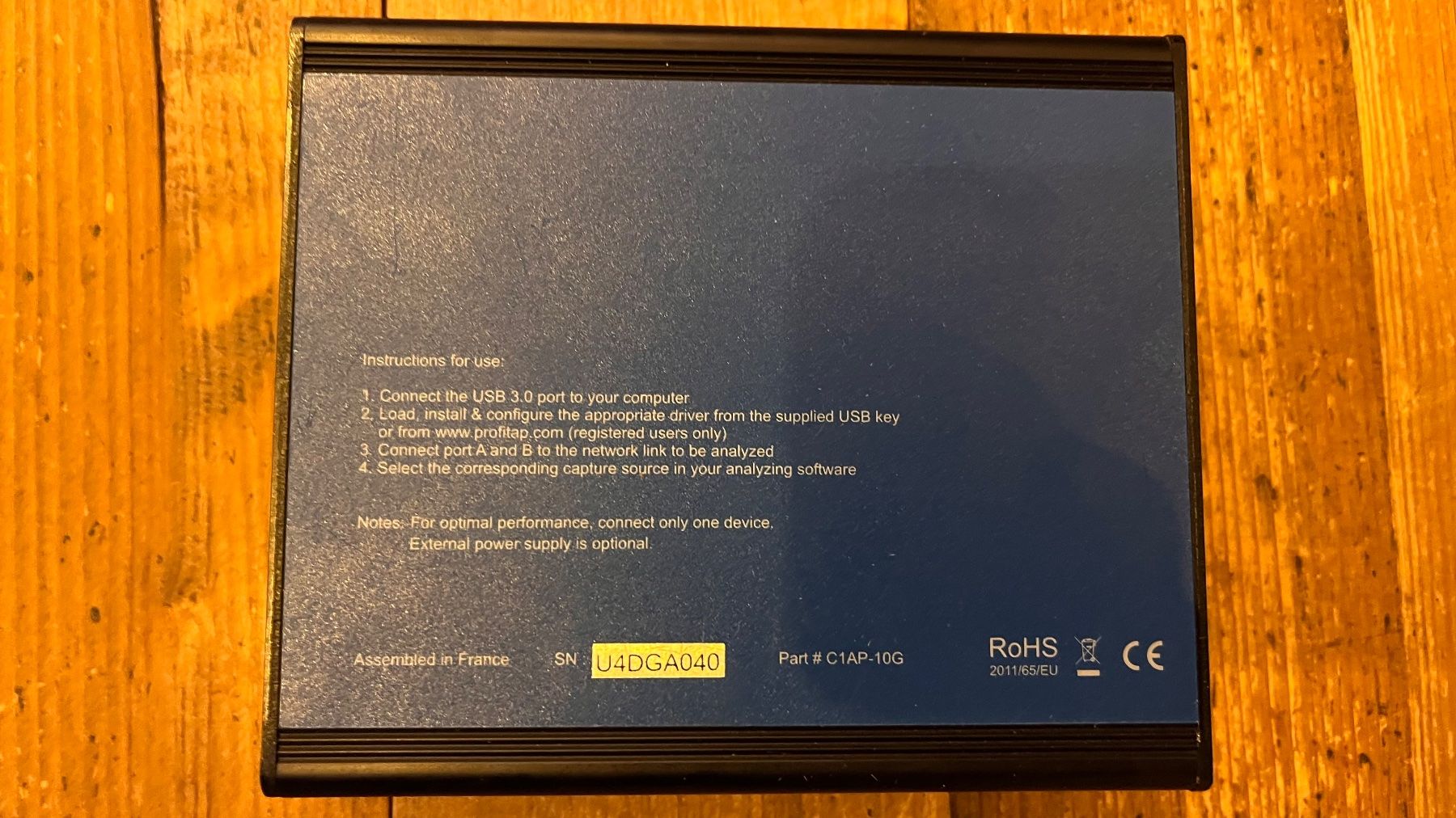 Laufwerke & Adapter: Profishark 10G Wireshark Tap – Gebraucht aus Winterthur von Gemini235000 2