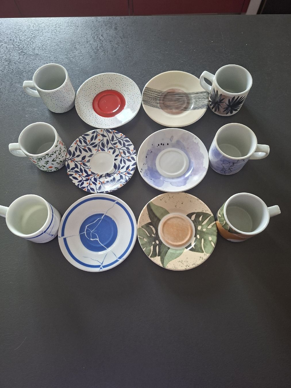 Pfister Tazze: 6Tasses espressoet soucoupes  – Nuovo (secondo la descrizione) da Genève venduto da pha_km2b 1