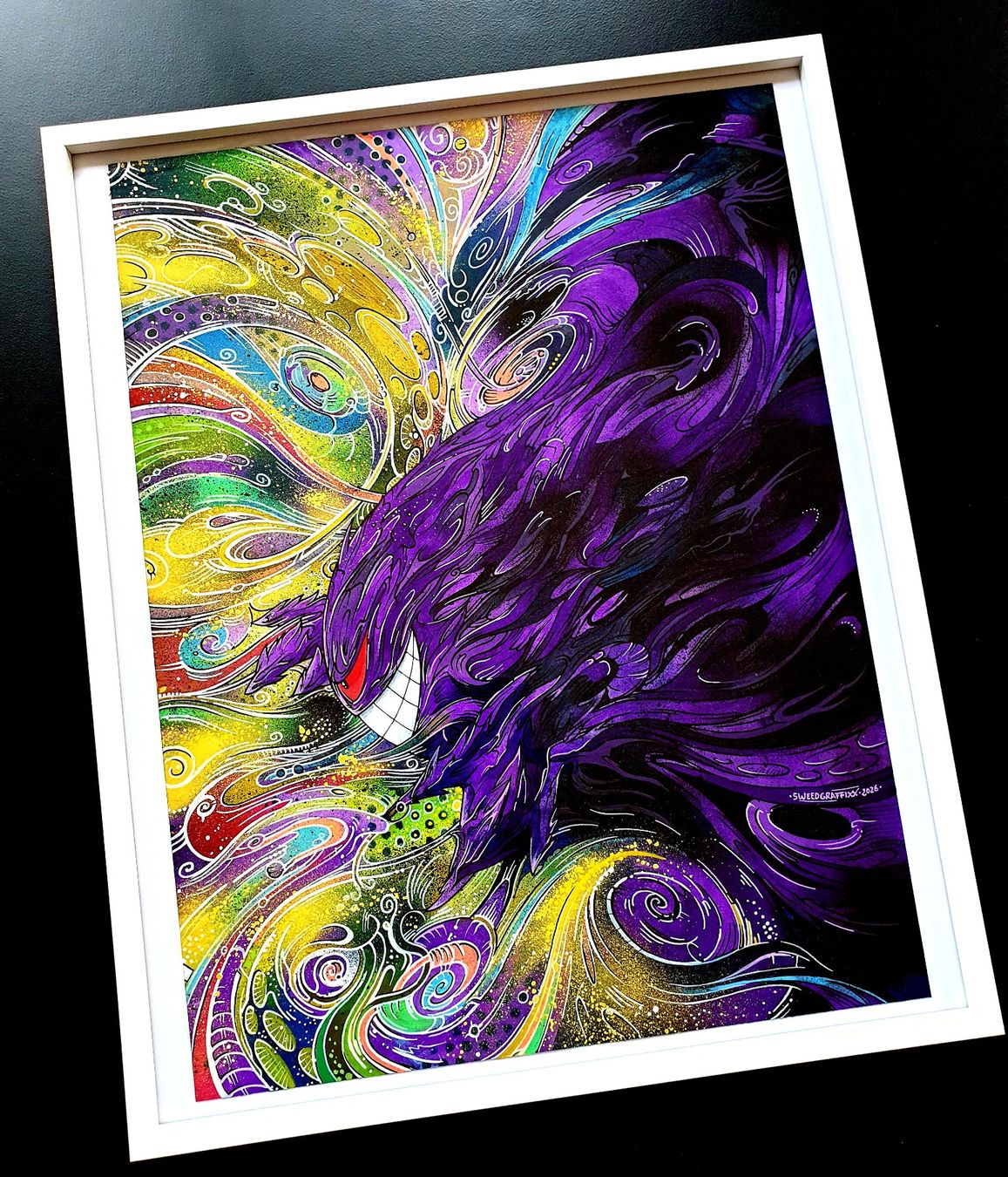Pokémon Carte collezionabili: GENGAR "Ultra Darkness" original unique artwork 2026 – Nuovo (secondo la descrizione) da Urnäsch venduto da Nakamotix