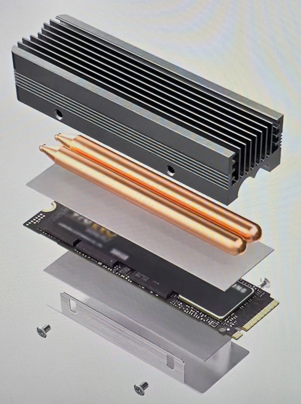 Componenti elettronici: Kühlkörper M.2 2280 SSD / COOLLEO CL-SSD V3 – Nuovo e nell'imballaggio originale da Mels venduto da Zeppelin08 3