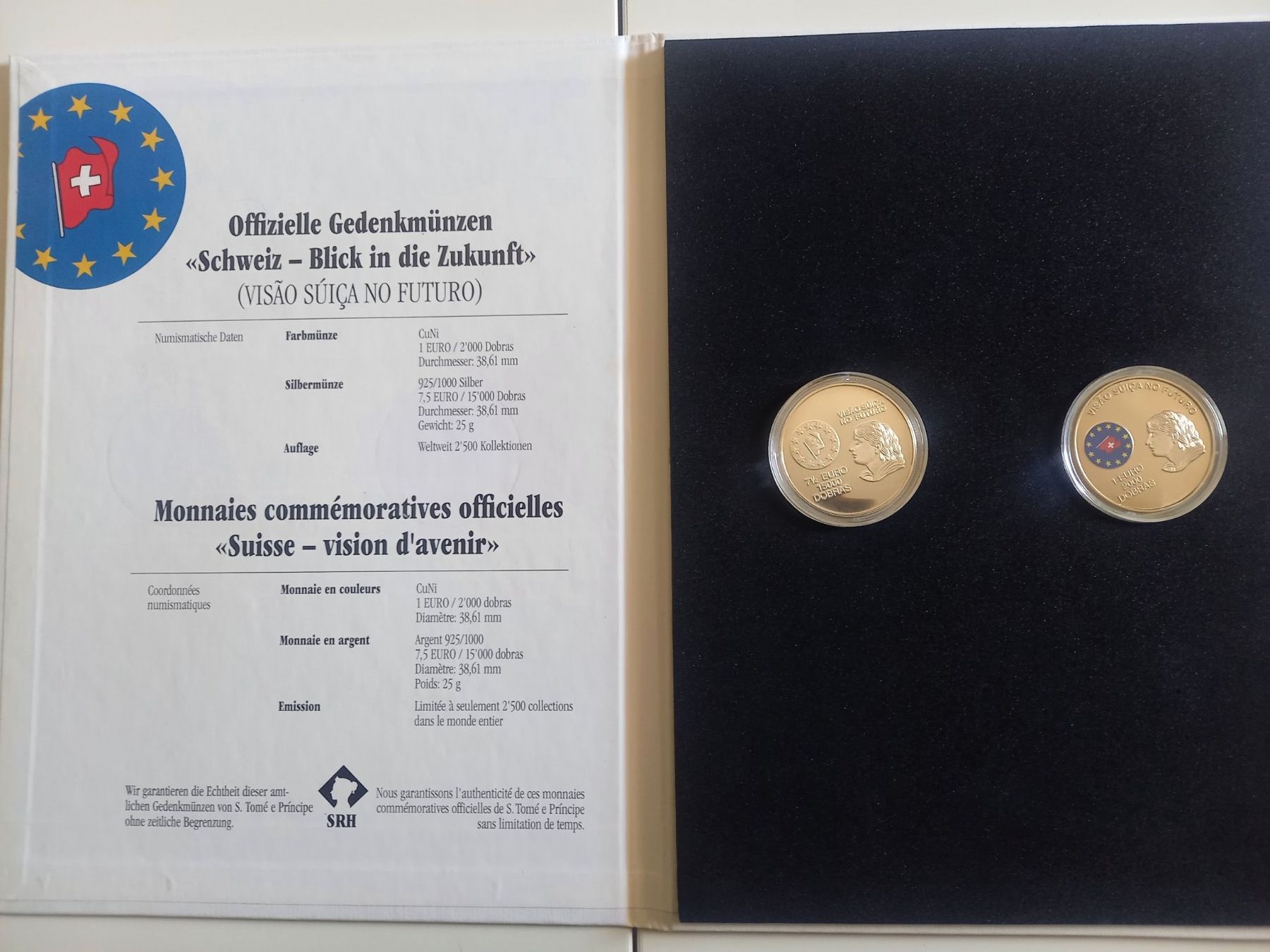 Tutti le monete: Coffret Suisse Vision d'Avenir édition limitée 2500 – Nuovo (secondo la descrizione) da Genève venduto da eti_lnc7