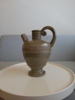 50er J. Schweiz Art Deco Keramik Krug gedenkt 2. Weltkrieg