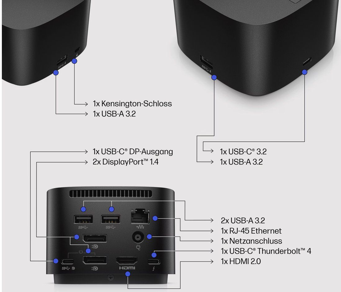 Hewlett Packard Dockingstation: HP Thunderbolt Dockingstation 280W G4 – Gebraucht aus Zürich von tomm9404 3