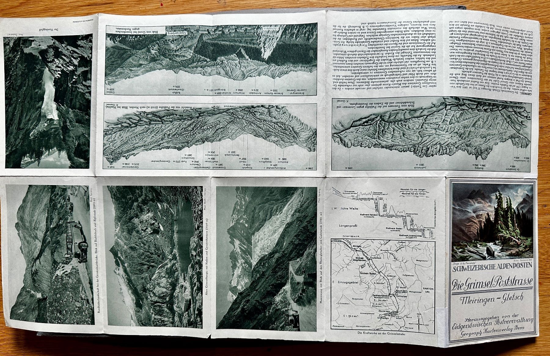 Cartine & Atlanti: Schweizerische Alpenposten: Die Grimsel-Poststrasse – Usato da Zürich venduto da allp 2