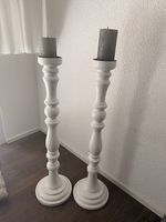 Kerzenständer weiss Holz