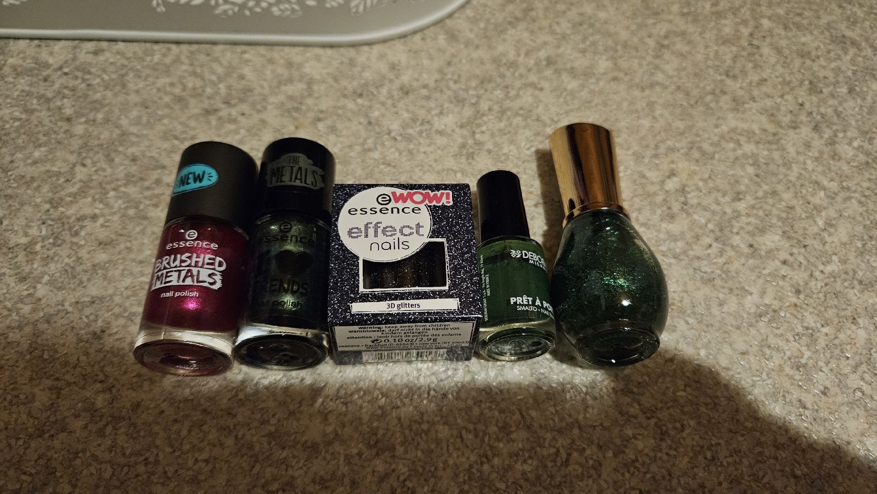 Smalto per unghie: 4x Nagellack plus Nagelglitzer – Nuovo (secondo la descrizione) da Lyss venduto da Janine_z23