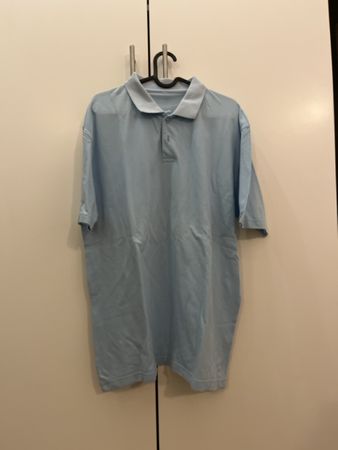 hellblaues Poloshirt Grösse L Herren