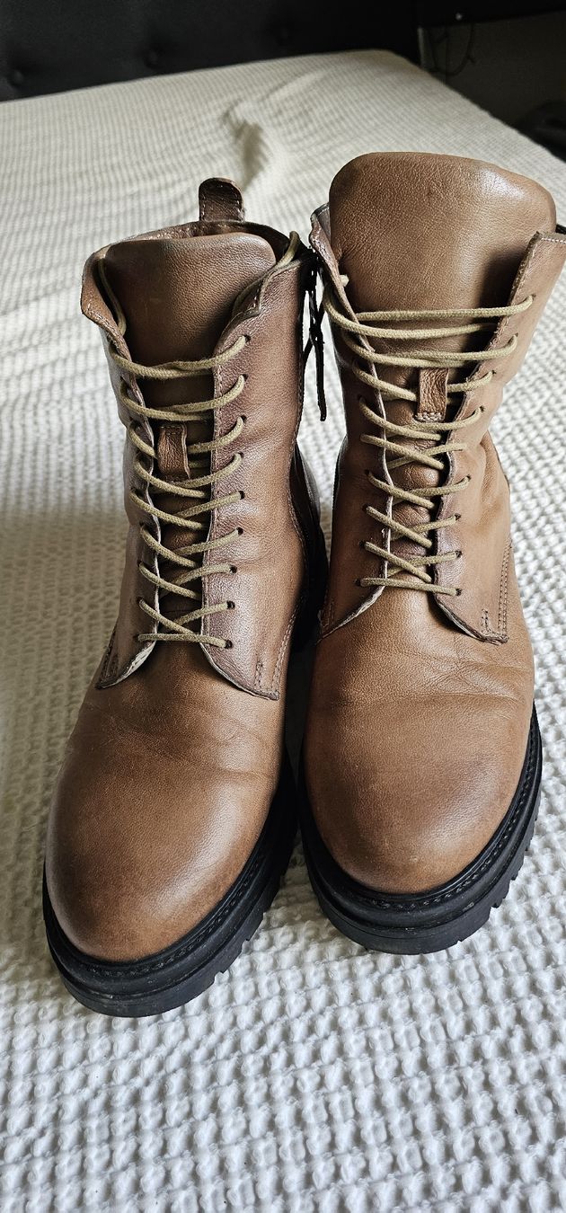 Mjus Damenschuhe: Mjus Stiefel - Gr 41 - Hellbraun – Gebraucht aus Kollbrunn von Antikmann