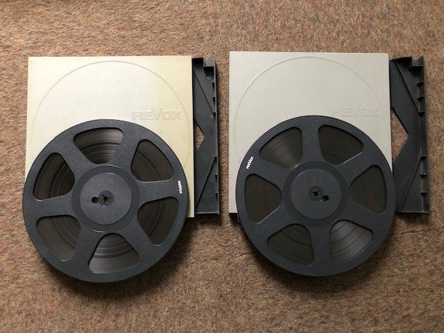 Revox - Bobines métalliques 26 cm avec ruban adhésif - Bobine à bobine