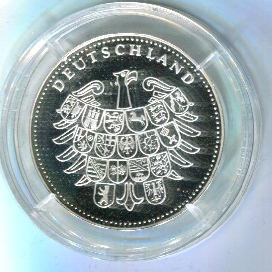 Medaglie: Silbermedaille "Gotthold Ephraim Lessing". 999/1000 PP. – Nuovo e nell'imballaggio originale da Basel venduto da Butsch5 1