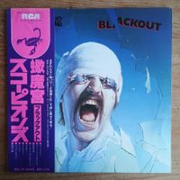 Scorpions ‎– Blackout LP JAPAN-1982 1st PRESS VG+++/VG+
