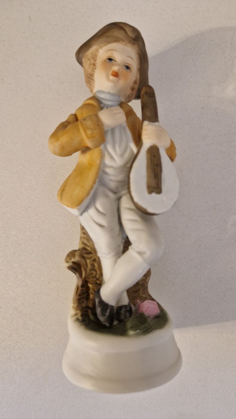 Figurines: Porzellan figur Junge Mandoline Mädchen mit Harfe – Neuf (Voir description) à Laufen par nostalgie0811 5