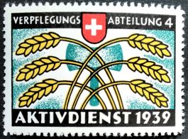 Soldatenmarken 2.WK, Verpflegungs Abt 4, grün, Wi Vpf 47
