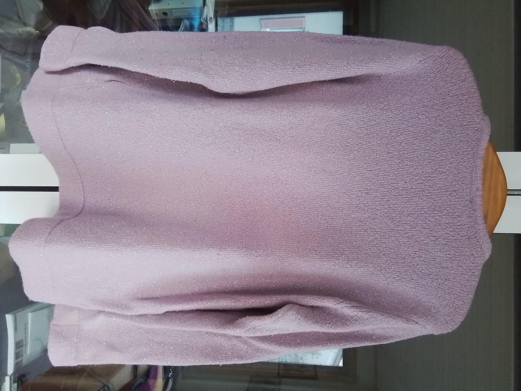 C&A Pullover & Sweatshirts: C&A Glitzerpulli Gr. L, Canda rosa Damenpullover Pullover – Gebraucht aus Oberurnen von DVDL 1