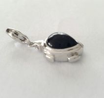 Charm Silber 925  "Schildkröte" (rhodiniert)