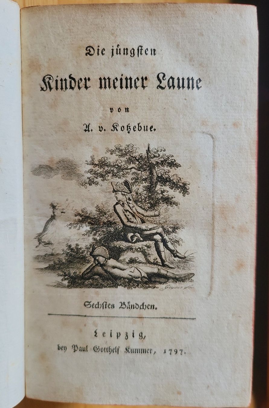 Libri: Buch von Kotzebue, 1797 – Usato da Muttenz venduto da Mithrur