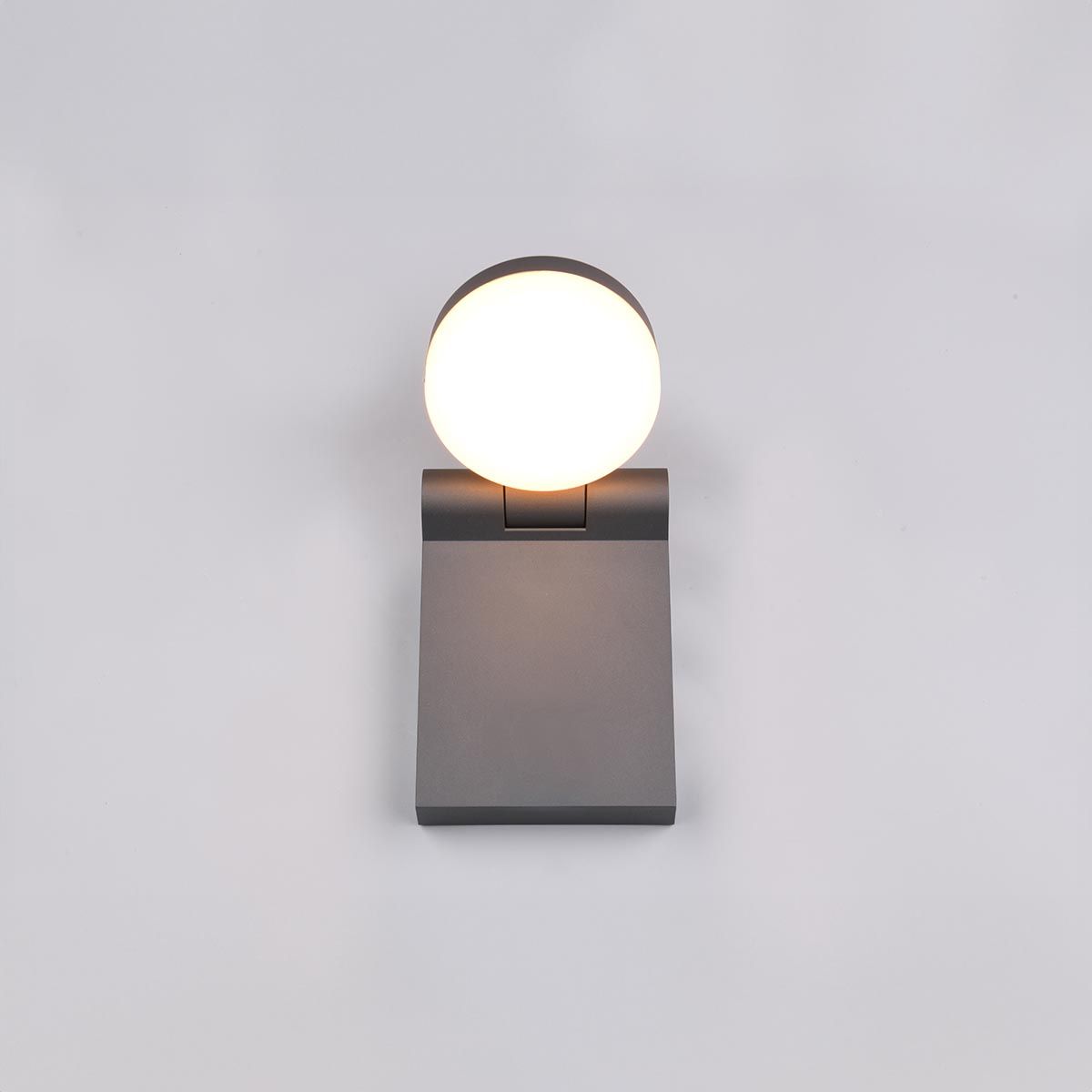 Lampade: LED Aussen Wandleuchte, Anthrazit, IP44 – Nuovo (secondo la descrizione) da Kreuzlingen venduto da Smart-Light 4