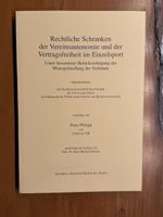 Rechtl. Schranken der Vereinsautonomie & Vertragsfreiheit