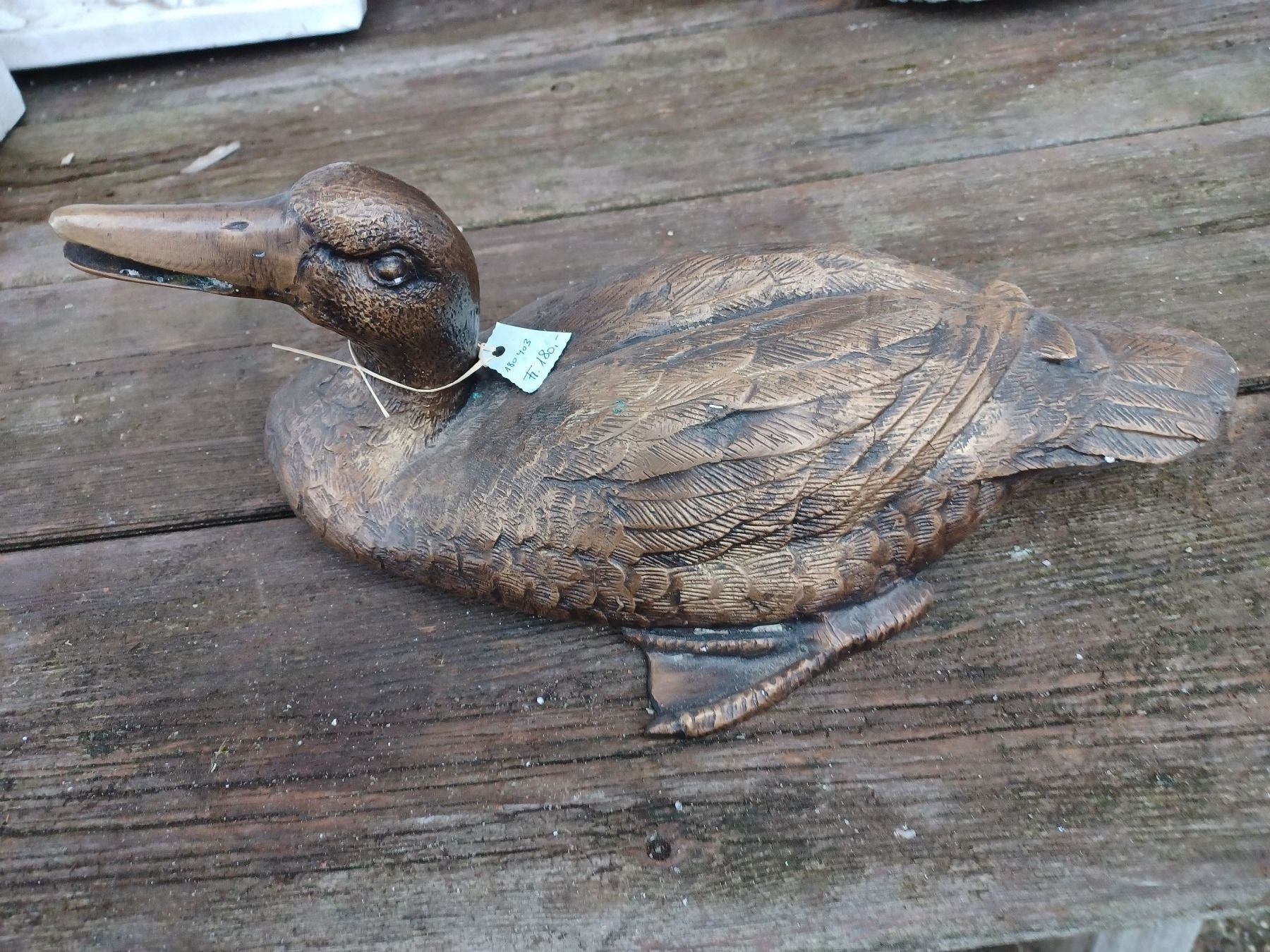 Statuette: Ente aus Bronze – Nuovo (secondo la descrizione) da Wangen a.Aare venduto da Schneckenparadies