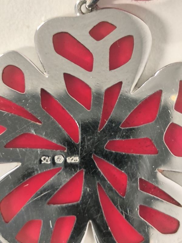 Catenine: Silber Blüte mit Kette – Usato da Rüti ZH venduto da Restwert_Rueti_ZH 1