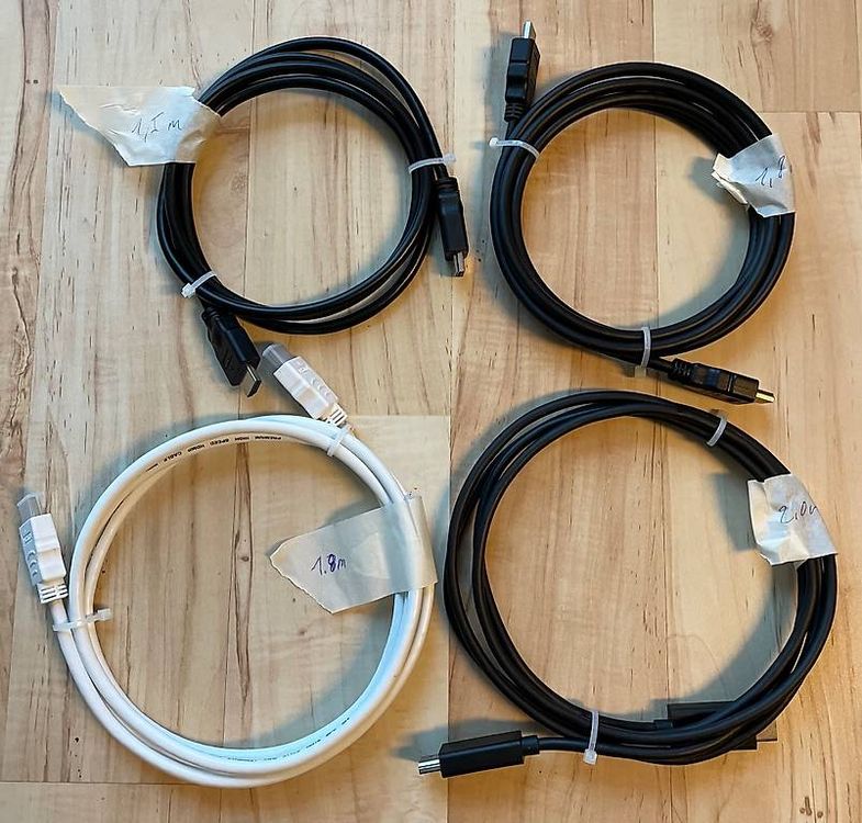 Cavi: HDMI Kabel und Display Port Kabel – Usato da Weisslingen venduto da retob66