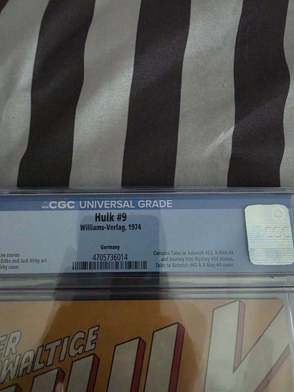 Comics: Hulk #9 Williams CGC 7.0 – Neu und originalverpackt aus Zürich von Sams_FunkoandComics_ 2