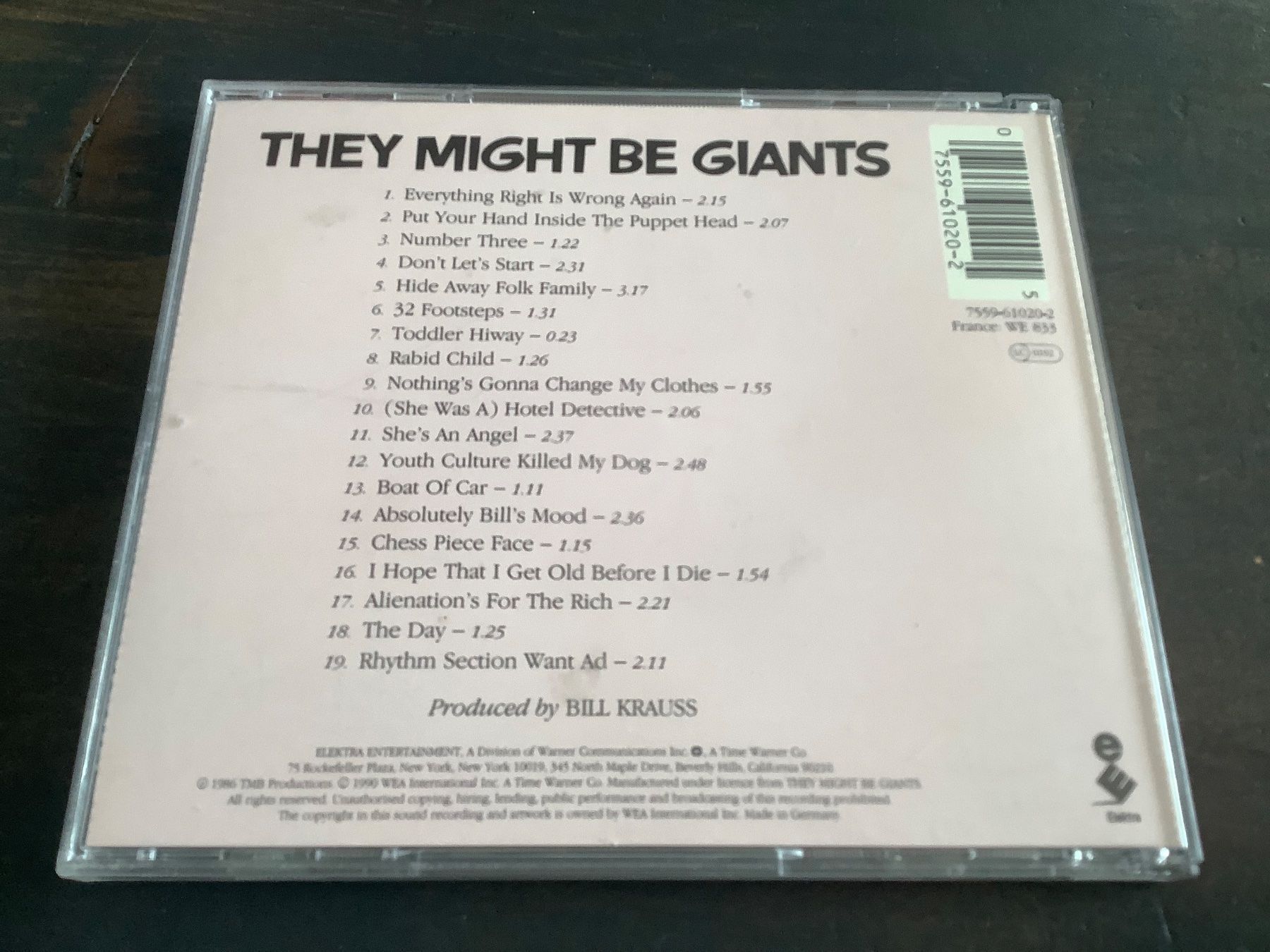 CDs: They might be Giants / 1990 – Gebraucht aus Dübendorf von Shreck 1
