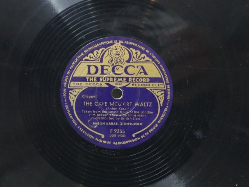 Dischi in vinile: Schellackplatte Anton Karas Zither-Solo Der Dritte Mann – Usato da Eschenbach SG venduto da Astalavista 4