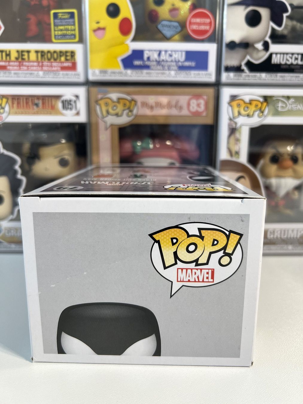 Funko Statuette: Funko POP! Marvel Black Suit Spider-Man Limitée GITD – Nuovo e nell'imballaggio originale da Le Mouret venduto da perfectbijou 4